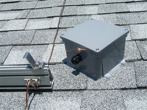 rooftop electrical junction box|solar panel roof junction box.